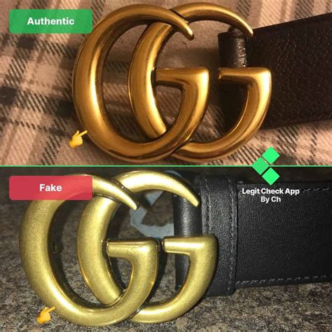 how can u tell if gucci belts are fake